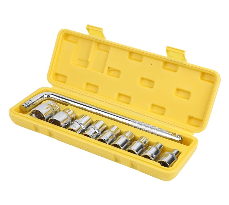 10pcs Socket Set 1/2"