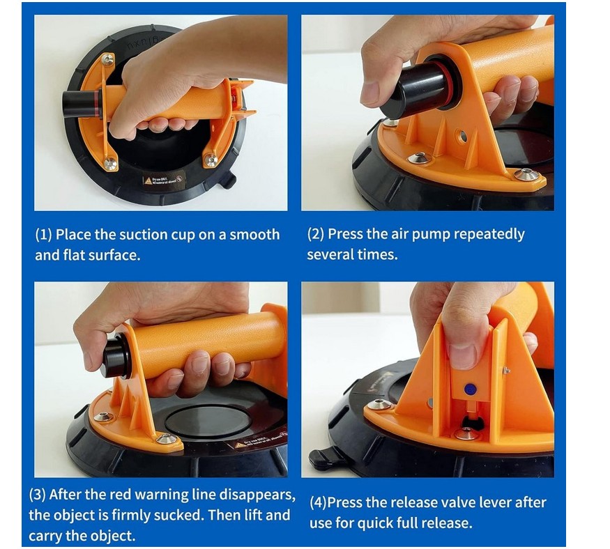 Heavy Duty Glass Vacuum Suction Cup