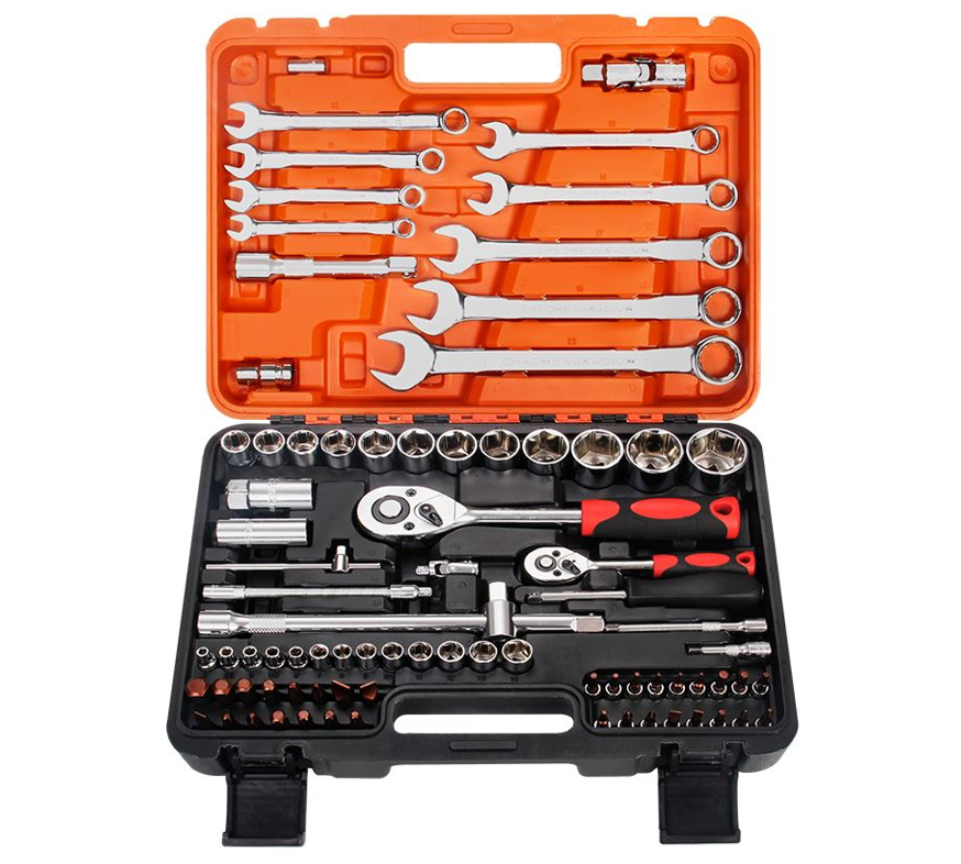 82pcs Socket Set (1/2" 1/4")