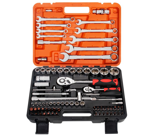 82pcs Socket Set (1/2" 1/4")