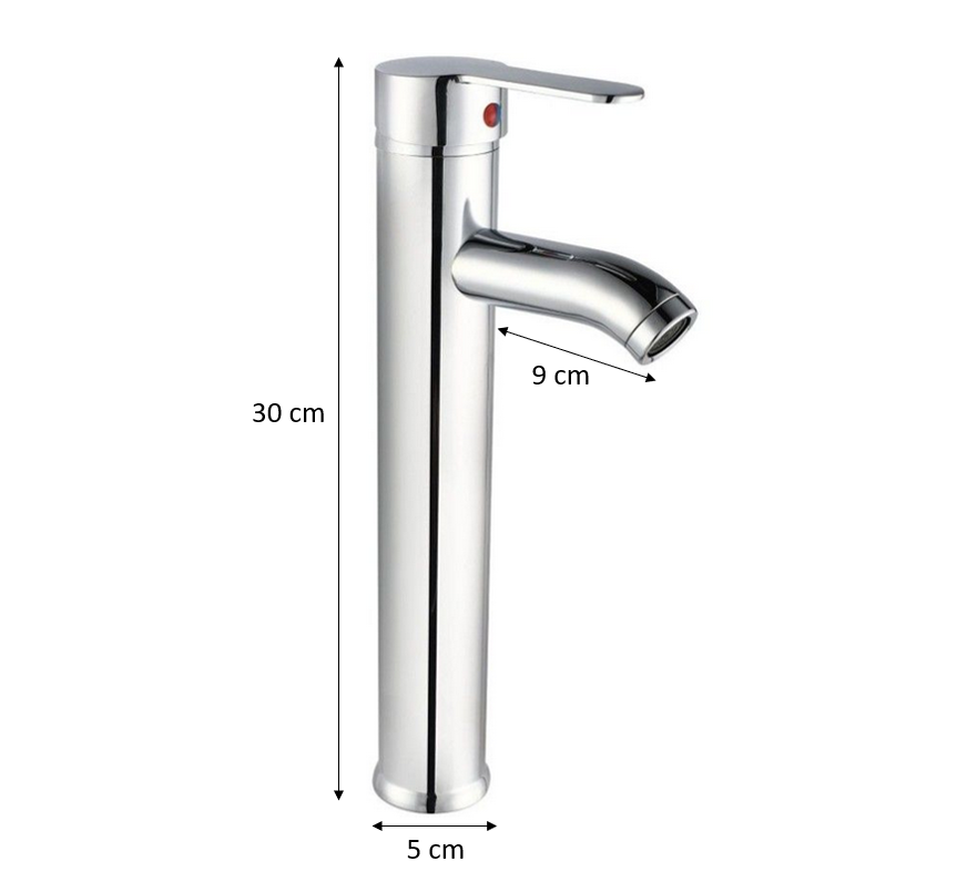 High Rise Tall Basin Faucet