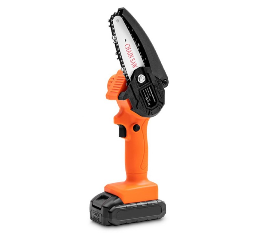 Cordless Rechargeable Lithium Mini Chain Saw (8")