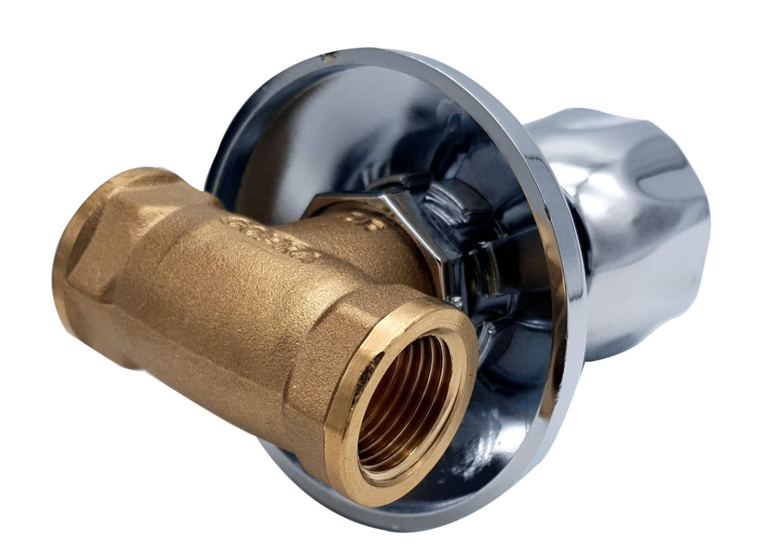 Hot & Cold Concealed Stop Valve 1/2"
