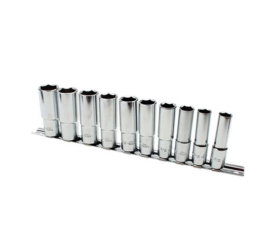 10pcs Deep Socket Set (1/2")