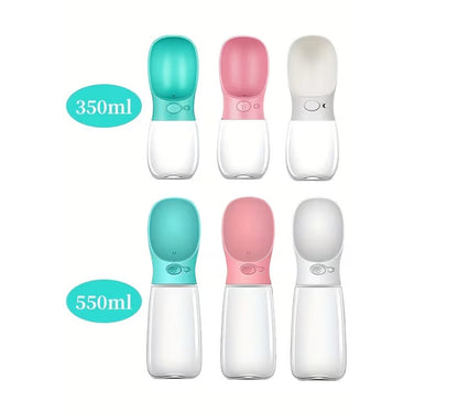 Portable Pet Water Bottle Feeder (350ml / 500ml)