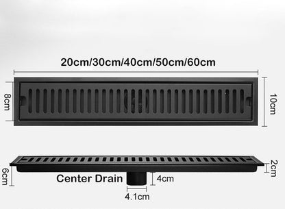 Shower Floor Drain (Matte Black)