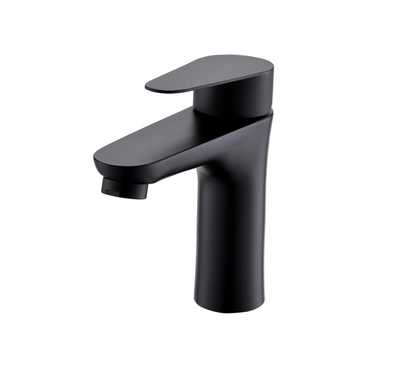 Round Basin Mixer - Black