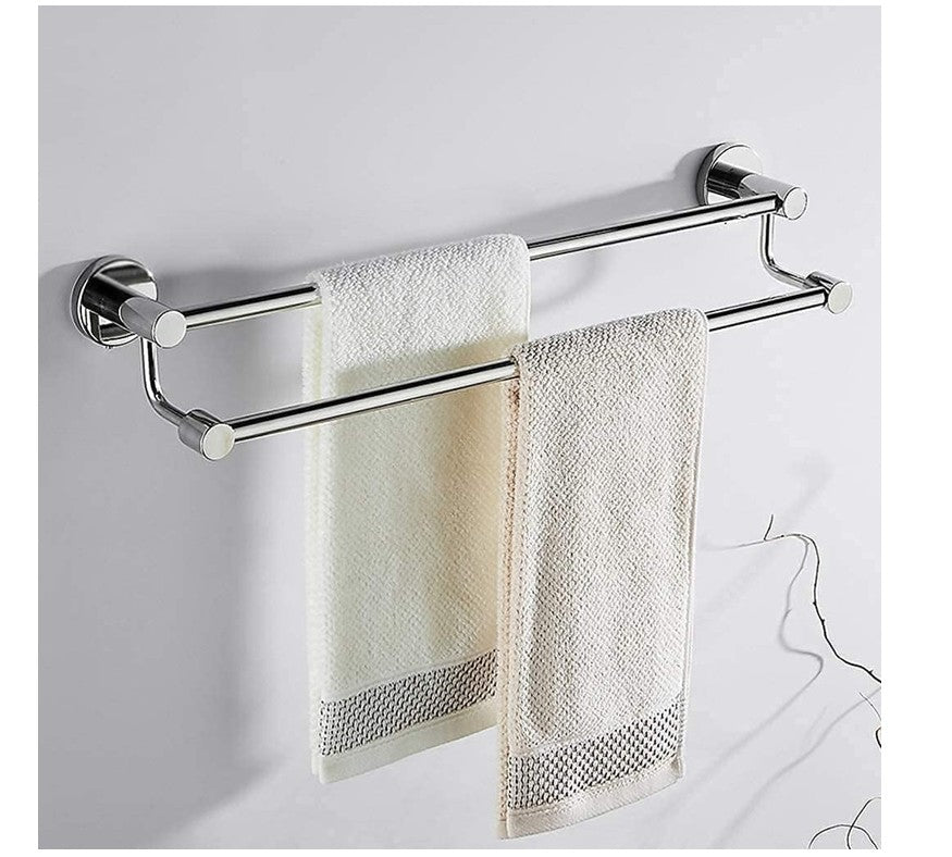 Double Bathroom Towel Rail (60cm)