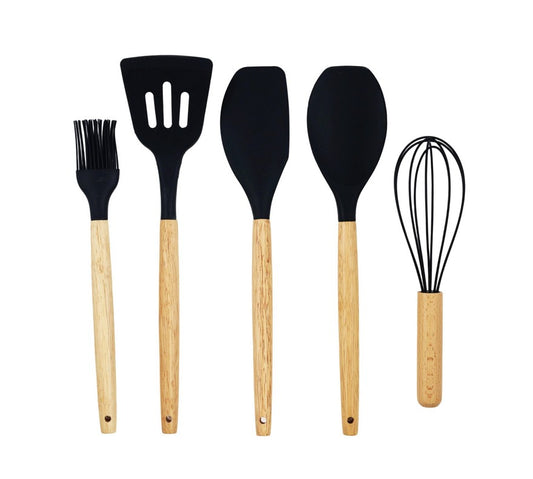 5pcs Silicone Kitchen Utensil Set