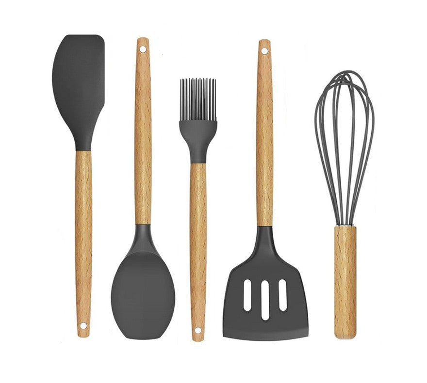 5pcs Silicone Kitchen Utensil Set