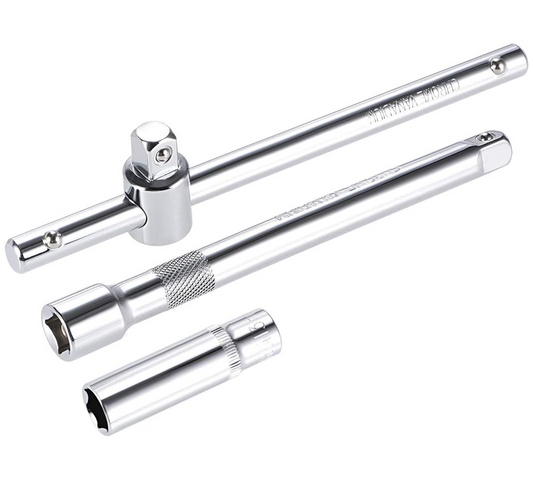 3pcs Sliding T Bar Extension Set 1/2"