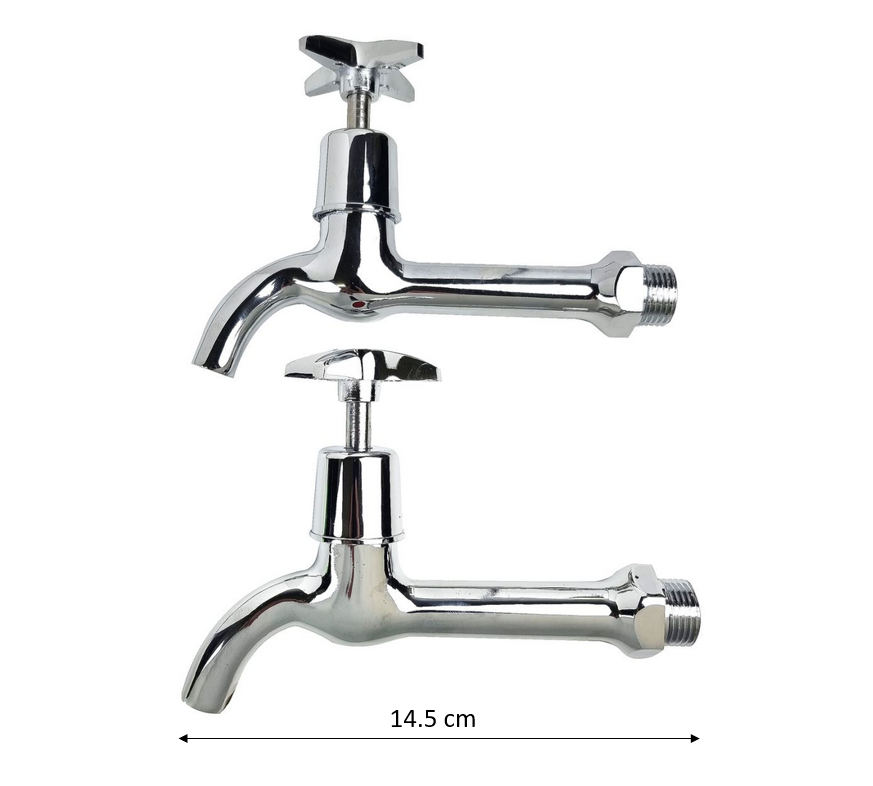 Star Handle Bib Tap Set (Long)