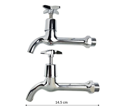 Star Handle Bib Tap Set (Long)