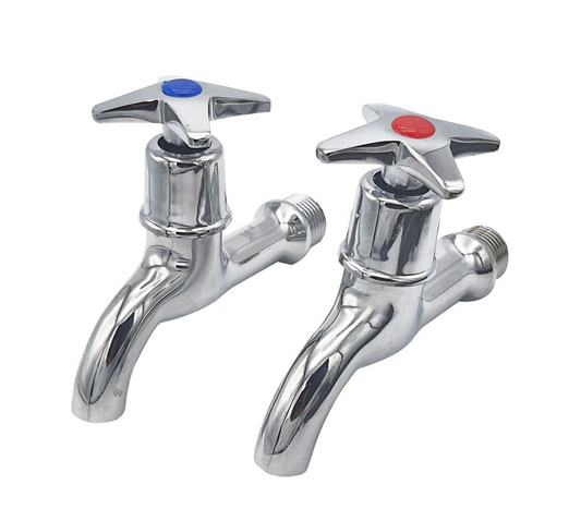 Star Handle Bib Tap Set (Short)
