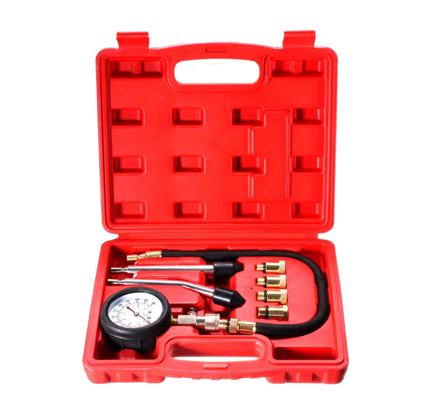 8pcs Petrol Cylinder Compression Tester Set