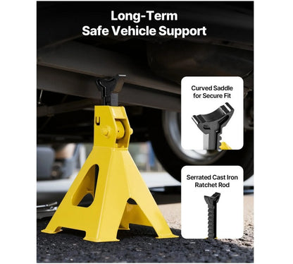 Jack Stand Pair (3 Ton / 6 Ton)